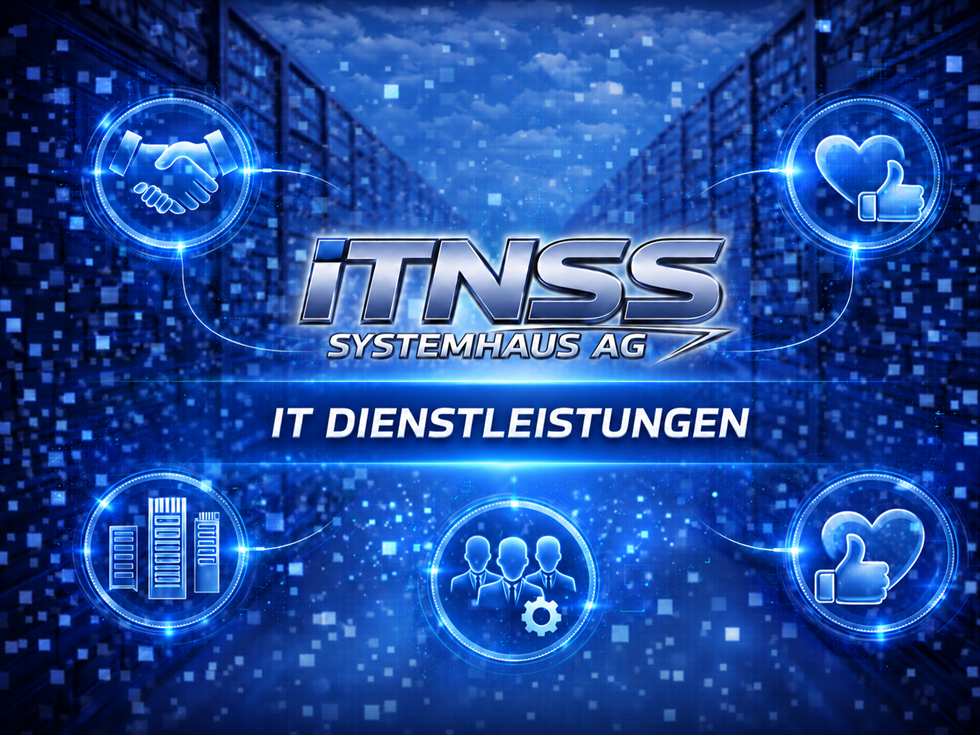 IT Dienstleistungen der ITNSS Systemhaus AG mit Fokus auf IT-Service, Server, Netzwerk, Support und digitale Betreuung für Unternehmen am Niederrhein.